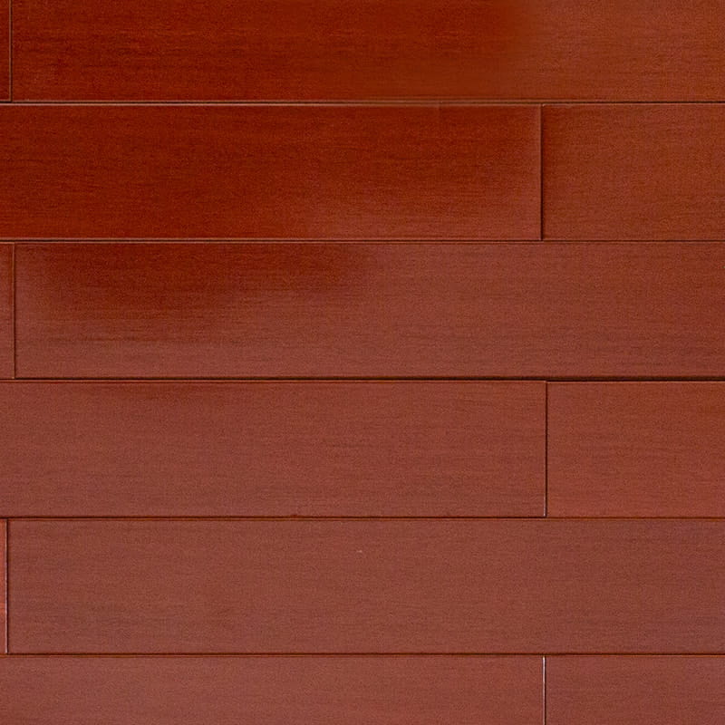 Sàn gỗ nguyên khối Padauk màu nâu đỏ mờ