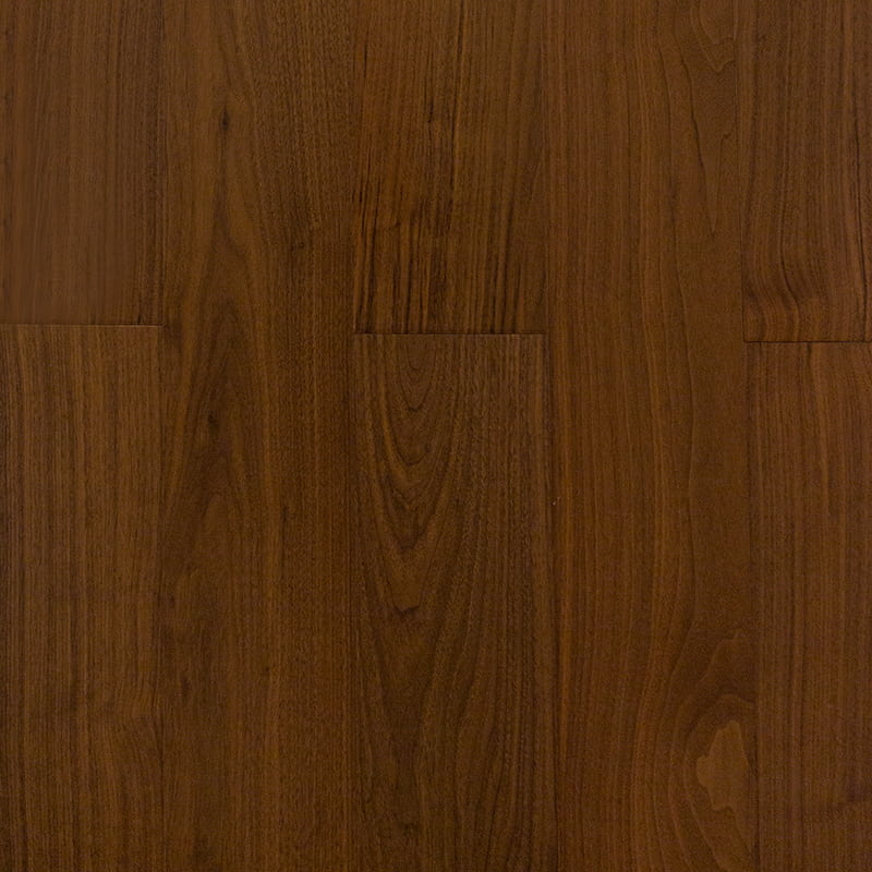 Bề mặt nhẵn nhiều lớp màu nâu sẫm Walnut Click Sàn gỗ kỹ thuật