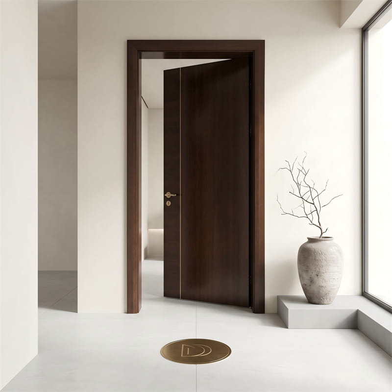 Cửa Veneer tự nhiên óc chó ấm áp