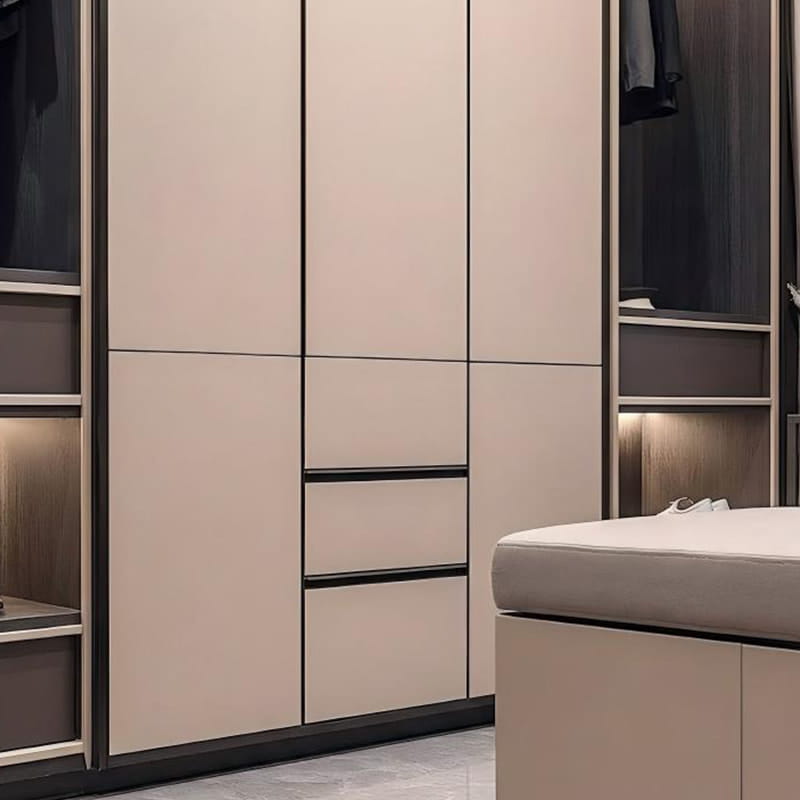 Tủ quần áo không cửa ngăn toàn cảnh Milan Aura